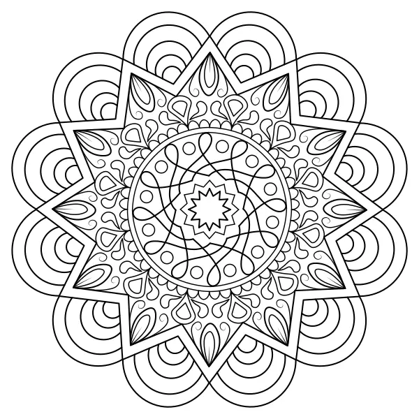 Mandala | Disegni da colorare online per bambini