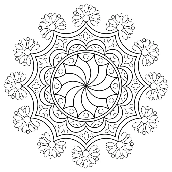 Mandala 3 | Disegni da colorare online per bambini