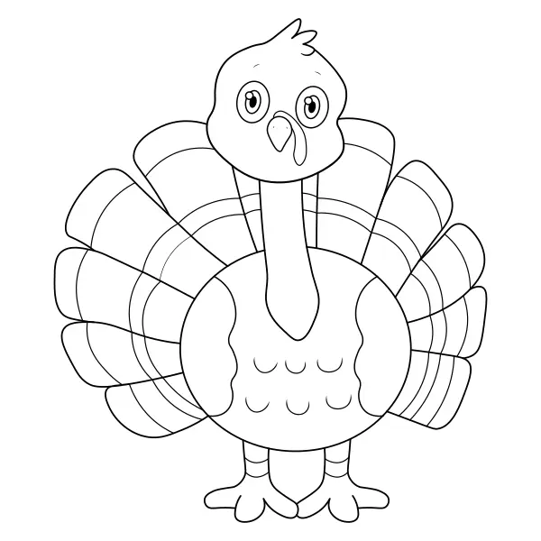 Tacchino | Disegni da colorare online per bambini