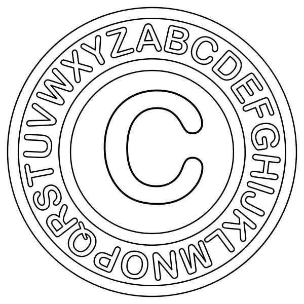 Lettera C | Disegni da colorare online per bambini