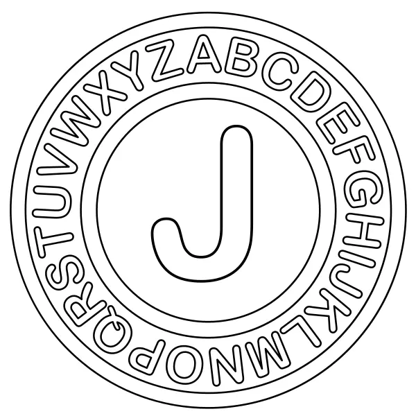 Lettera J | Disegni da colorare online per bambini