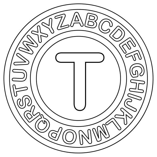Lettera T | Disegni da colorare online per bambini