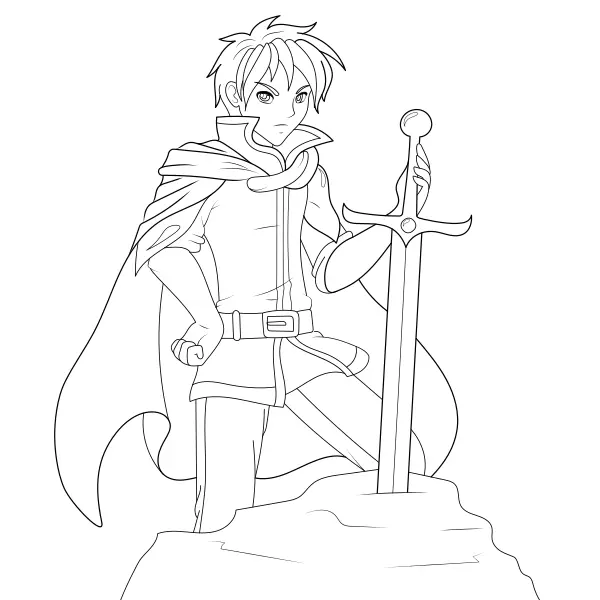 Anime “Il Principe” | Disegni da colorare online per bambini
