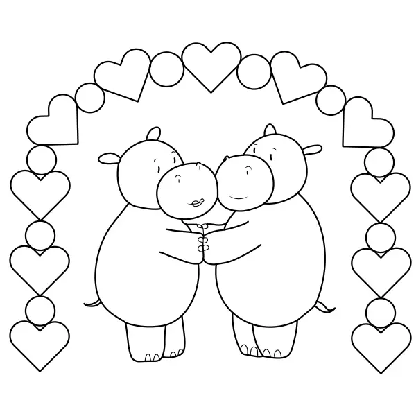 Ipo innamorati | Disegni da colorare online per bambini