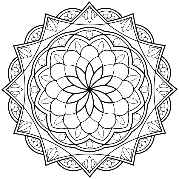 Mandala 14 | Disegni da colorare online per bambini