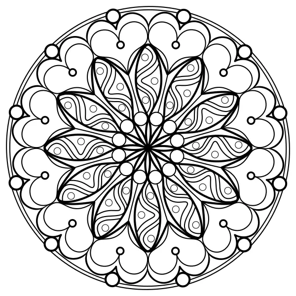 Mandala 4 | Disegni da colorare online per bambini