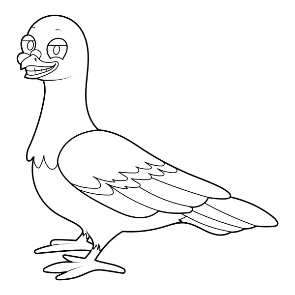 Piccione | Disegni da colorare online per bambini