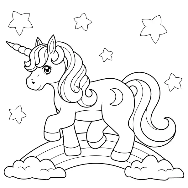 L’unicorno | Disegni da colorare online per bambini