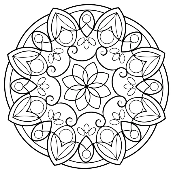 Mandala 7 | Disegni da colorare online per bambini