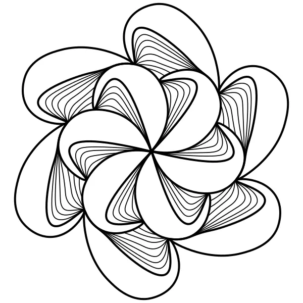 Mandala astratta | Disegni da colorare online per bambini