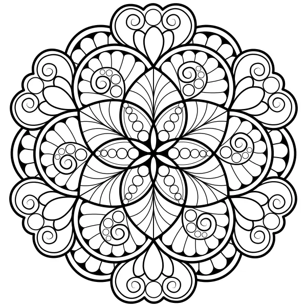 Mandala 8 | Disegni da colorare online per bambini