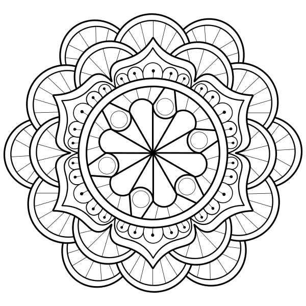Mandala 9 | Disegni da colorare online per bambini