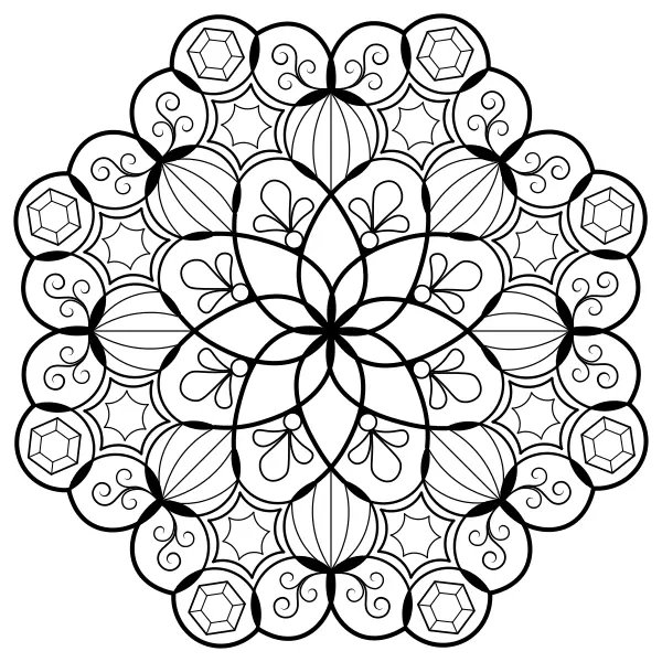 Mandala 10 | Disegni da colorare online per bambini