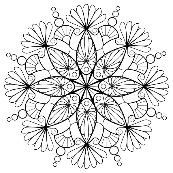 Mandala degli uccelli | Disegni da colorare online per bambini