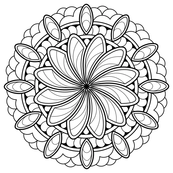 Mandala 12 | Disegni da colorare online per bambini