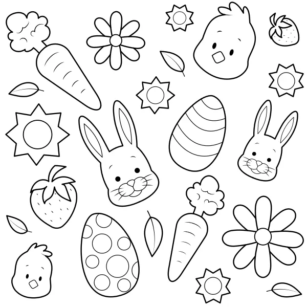 Raccolta pasquale | Disegni da colorare online per bambini