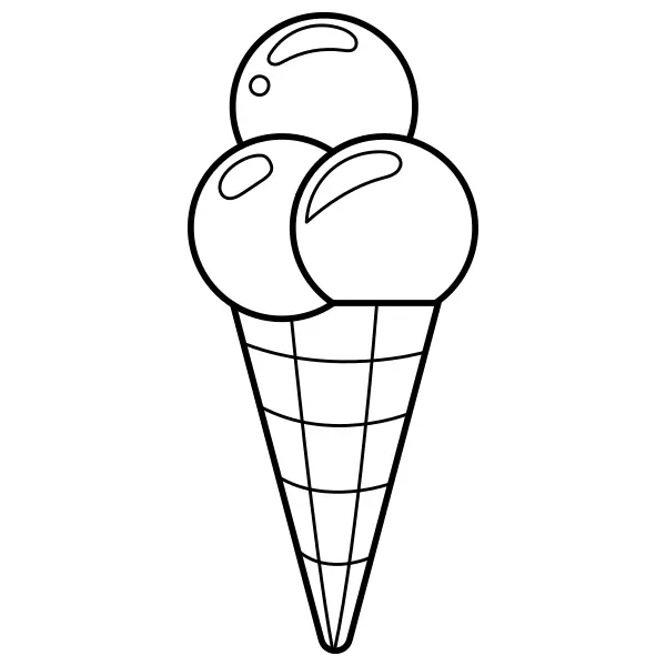 Gelato | Disegni da colorare online per bambini
