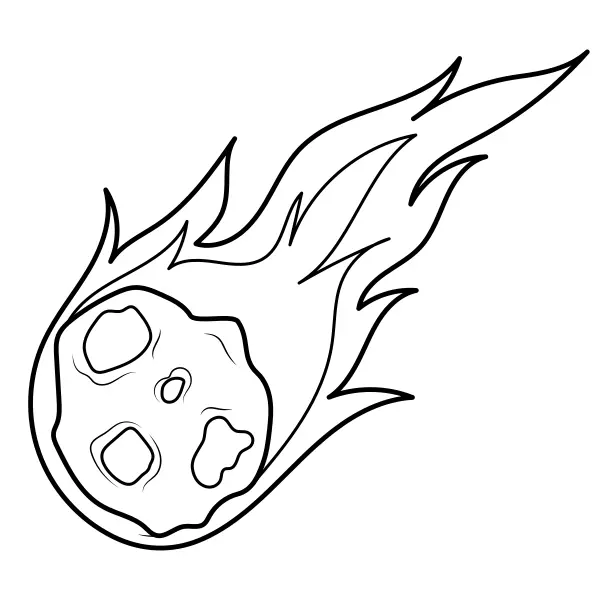 Meteorite | Disegni da colorare online per bambini
