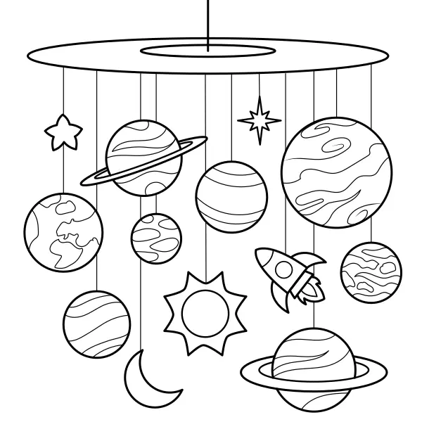Giocattolo spaziale | Disegni da colorare online per bambini