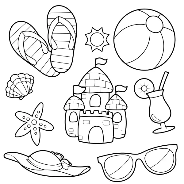 La sensazione dell’estate | Disegni da colorare online per bambini