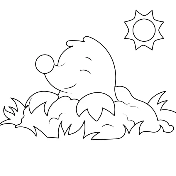La talpa | Disegni da colorare online per bambini