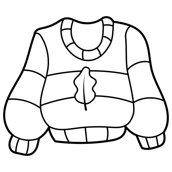 Maglione | Disegni da colorare online per bambini
