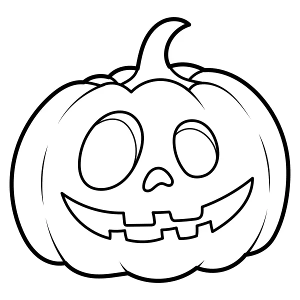 Zucca di Halloween | Disegni da colorare online per bambini