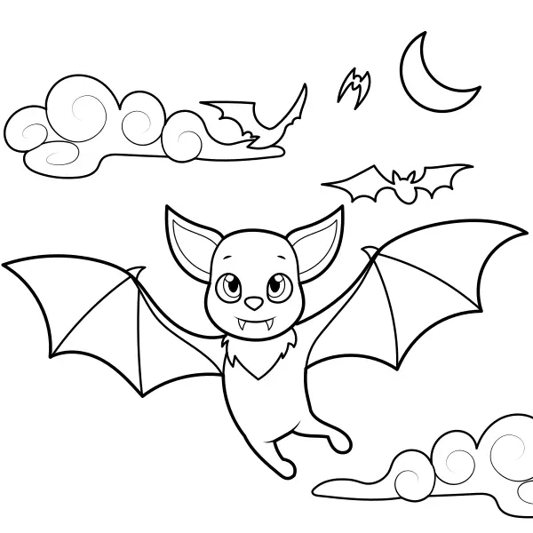 Pipistrelli | Disegni da colorare online per bambini
