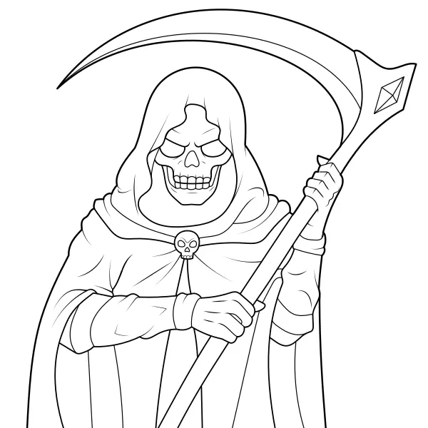 La Morte | Disegni da colorare online per bambini