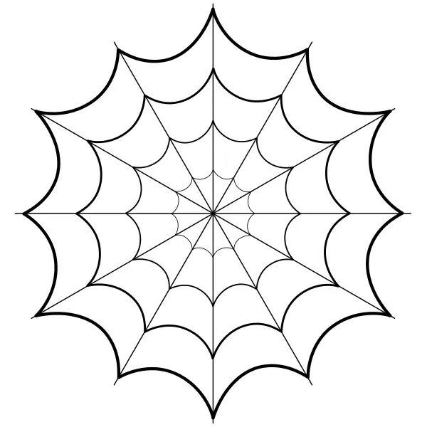 Mandala – ragnatela | Disegni da colorare online per bambini