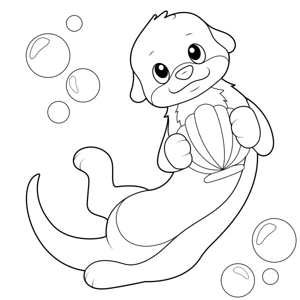 Lontra | Disegni da colorare online per bambini