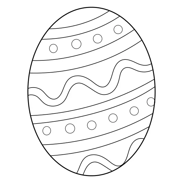 Uovo di Pasqua | Disegni da colorare online per bambini