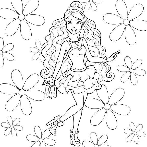 Barbie | Disegni da colorare online per bambini