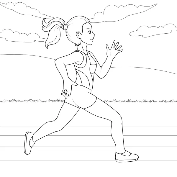 Corridrice | Disegni da colorare online per bambini