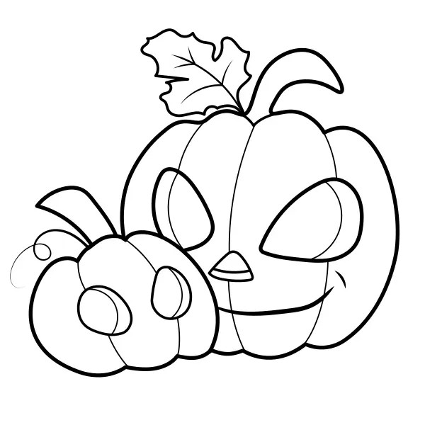 Zucche | Disegni da colorare online per bambini