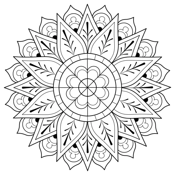Mandala 25 | Disegni da colorare online per bambini