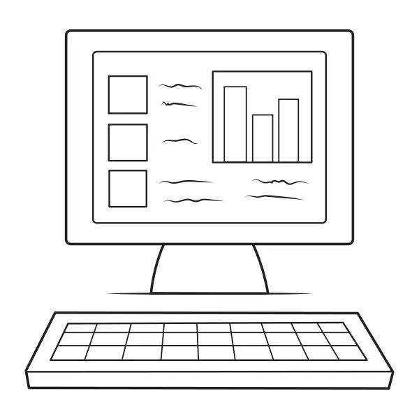 Computer | Disegni da colorare online per bambini