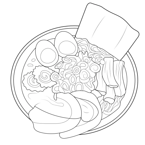 Ramen | Disegni da colorare online per bambini