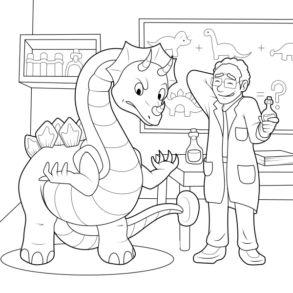 Un esperimento fallito | Disegni da colorare online per bambini