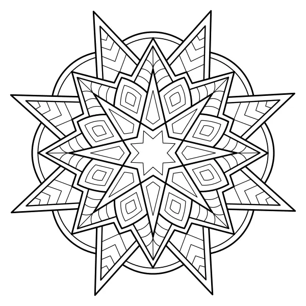Mandala 31 | Disegni da colorare online per bambini