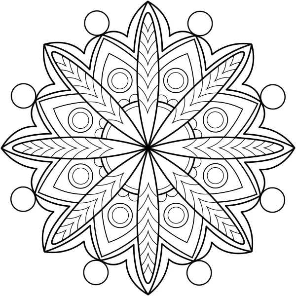 Mandala 34 | Disegni da colorare online per bambini