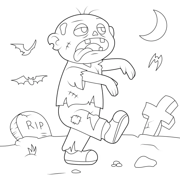 Zombie | Disegni da colorare online per bambini