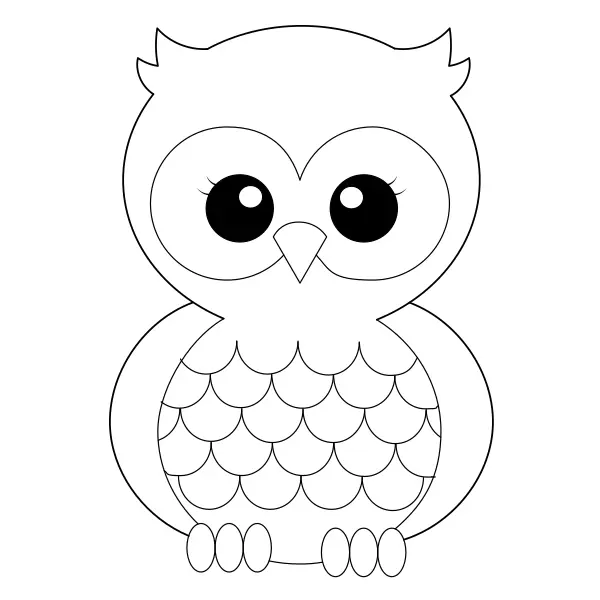 Gufo | Disegni da colorare online per bambini