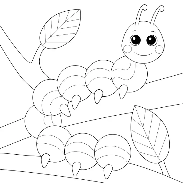 Bruco | Disegni da colorare online per bambini