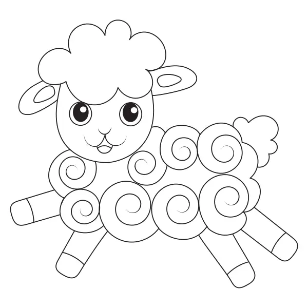 Pecora | Disegni da colorare online per bambini