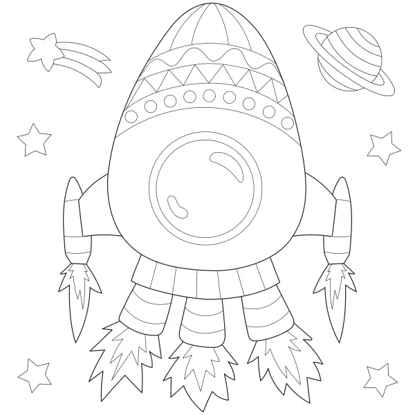 Astronave | Disegni da colorare online per bambini