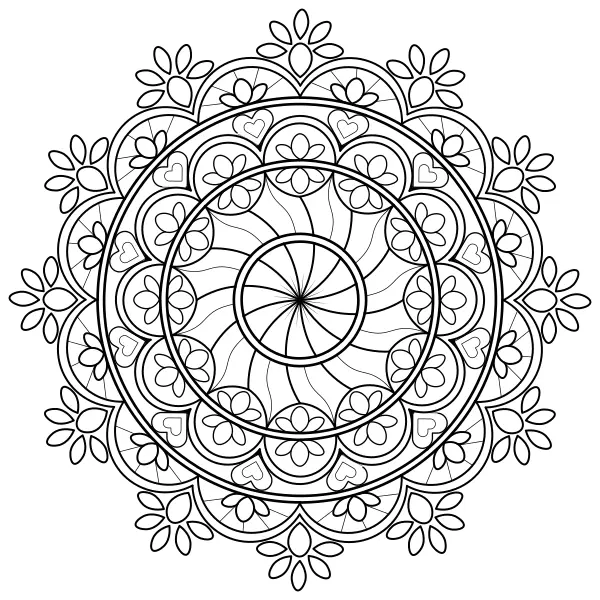 Mandala 35 | Disegni da colorare online per bambini