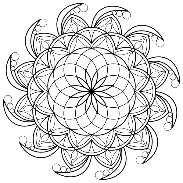 Mandala 36 | Disegni da colorare online per bambini