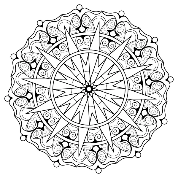 Mandala 37 | Disegni da colorare online per bambini