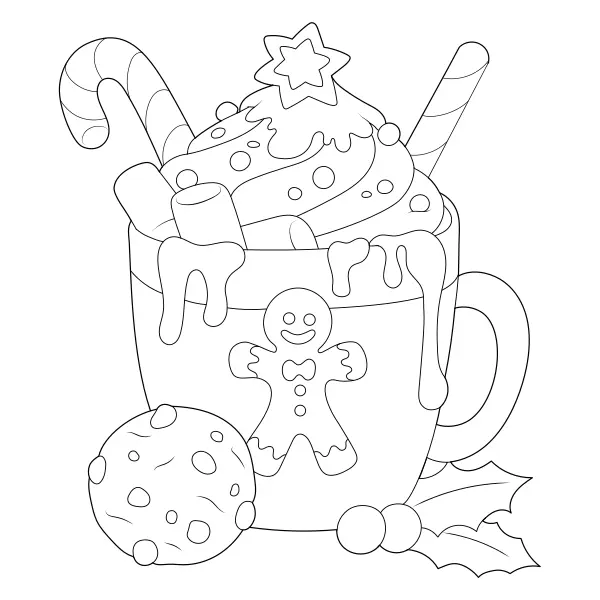 Coppa di dolci | Disegni da colorare online per bambini